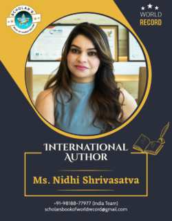 01 Nidhi Shrivasatva – International Author Creative