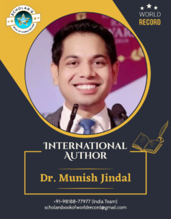 06 Dr. Munish Jindal – International Author Creative