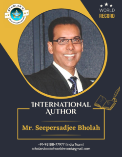 11 Seepersadjee Bholah – International Author Creative