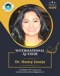 18 Dr. Nancy Juneja – International Author Creative