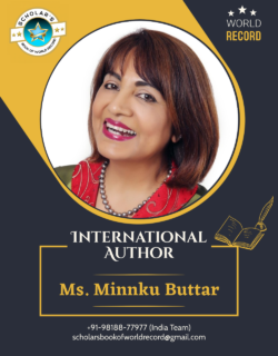 19 Minnku Buttar – International Author Creative
