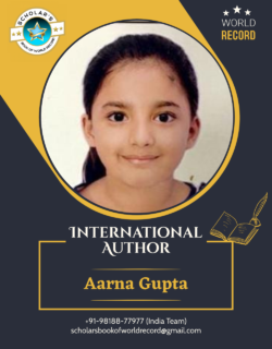 32 Aarna Gupta – International Author Creative