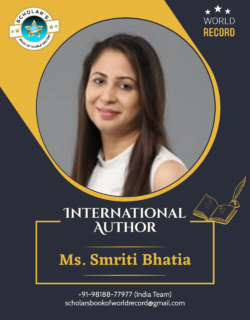 37 Smriti Bhatia – International Author Creative